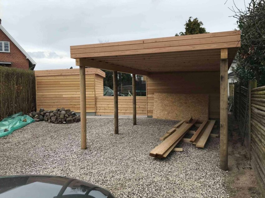 Ny carport i hverdagen er mere end bare ly til bilen